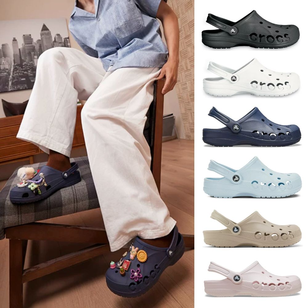 [CROCS] 크록스 바야 남여공용 클로그 슬리퍼 10126시리즈 5컬러/블랙/베이지/미네랄 블루/화이트/네이비