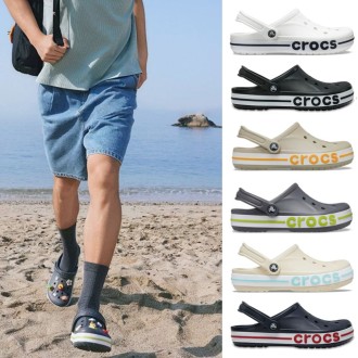 [CROCS] 크록스 슬리퍼 클래식 바야밴드 클로그 205089시리즈 8컬러 라인업/화이트/블랙/네이비